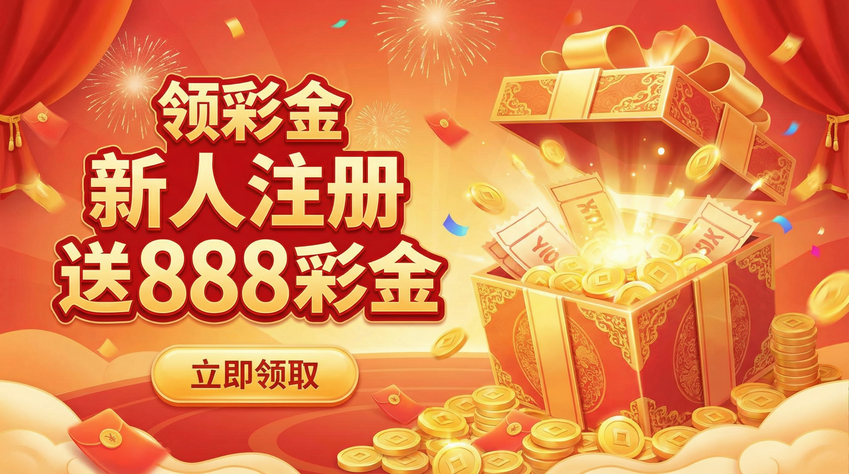 新人注册送888彩金活动